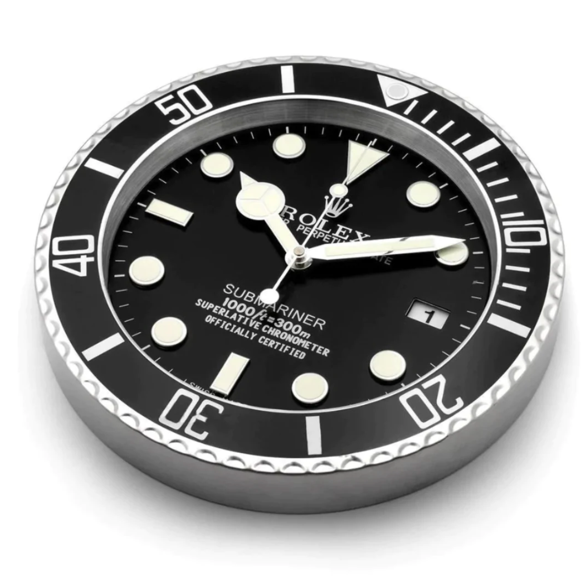 Rolex Submariner Wall Clock｜Black Style - IP Empire Replica Watches